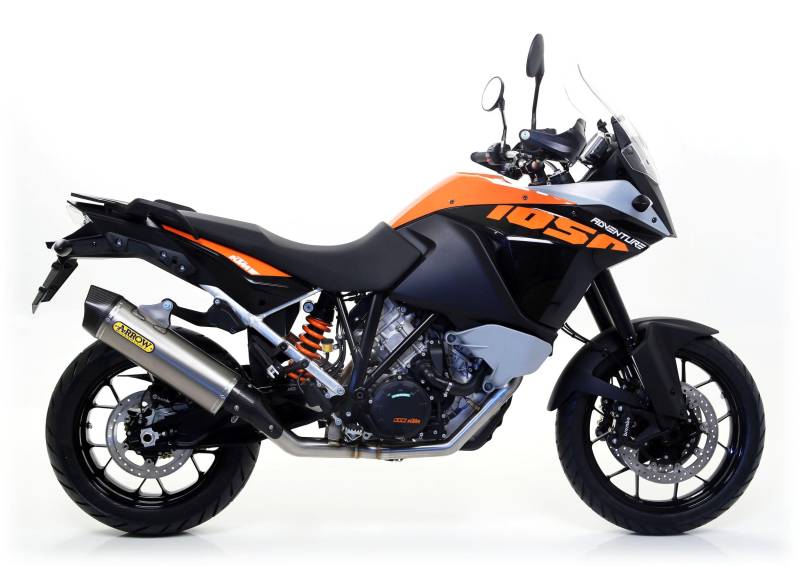 Sport Auspuff Arrow Race-Tech TITAN für KTM 1050 Adventure Bj. 2015-2016 +ABE eintragungsfrei von Arrow