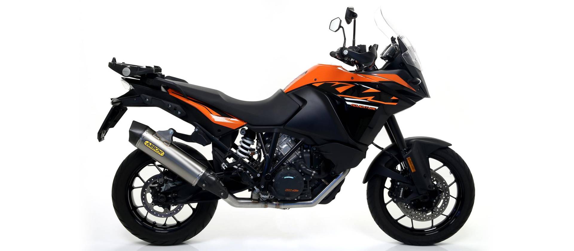 Sport Auspuff Arrow Race-Tech TITAN für KTM 1090 Adventure Bj. 2017-2019 EURO-4 +ABE eintragungsfrei von Arrow