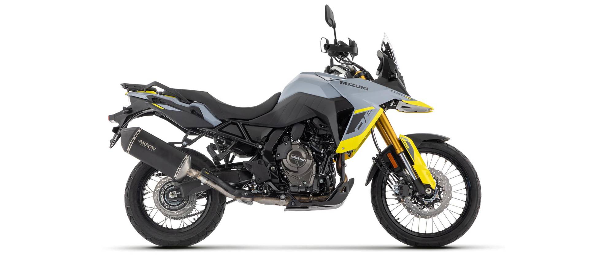 Sport Auspuff Arrow SONORA TITAN BLACK Suzuki V-Strom 800 DE / SE Bj.2023-2024 EURO5 eintragungsfrei von Arrow