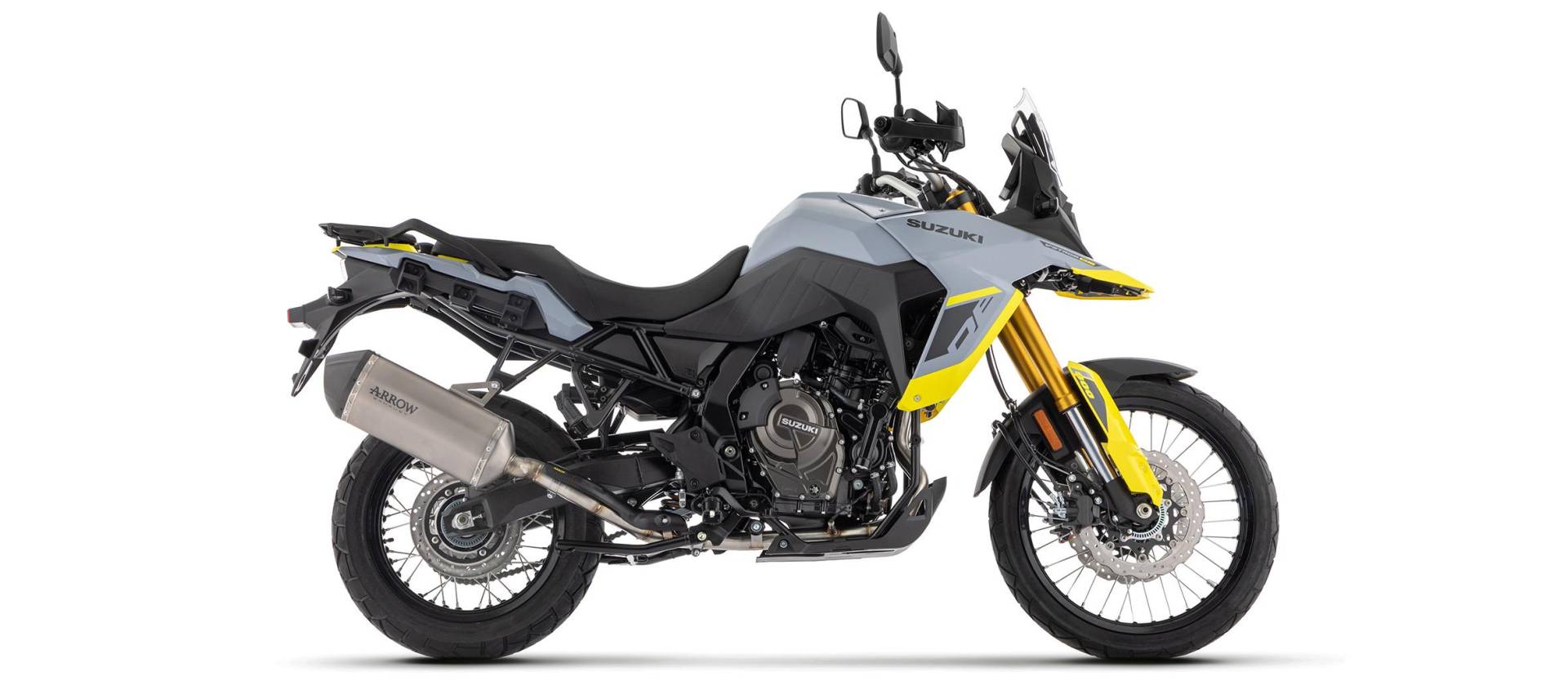 Sport Auspuff Arrow SONORA TITAN Suzuki V-Strom 800 DE /SE Bj. 2023-2024 EURO-5 eintragungsfrei +ABE von Arrow