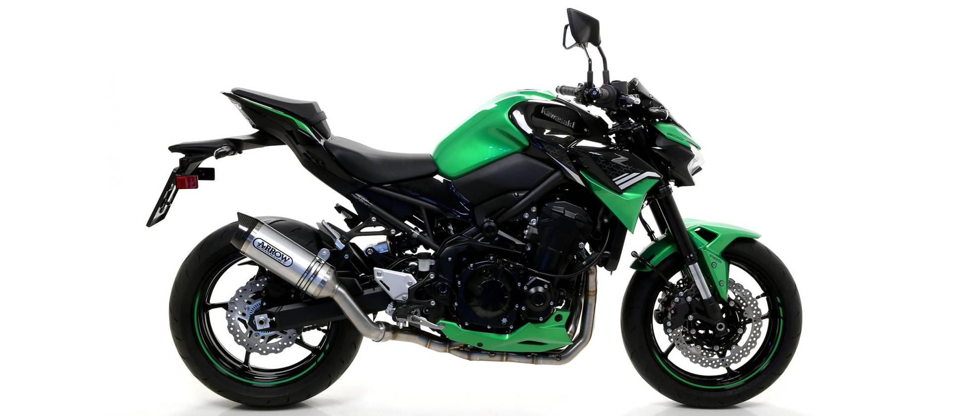 Sport Auspuff Arrow Thunder Alu Kawasaki Z900 Bj. 2020-2022 ZR900F 92kW EURO4/5 eintragungsfrei von Arrow