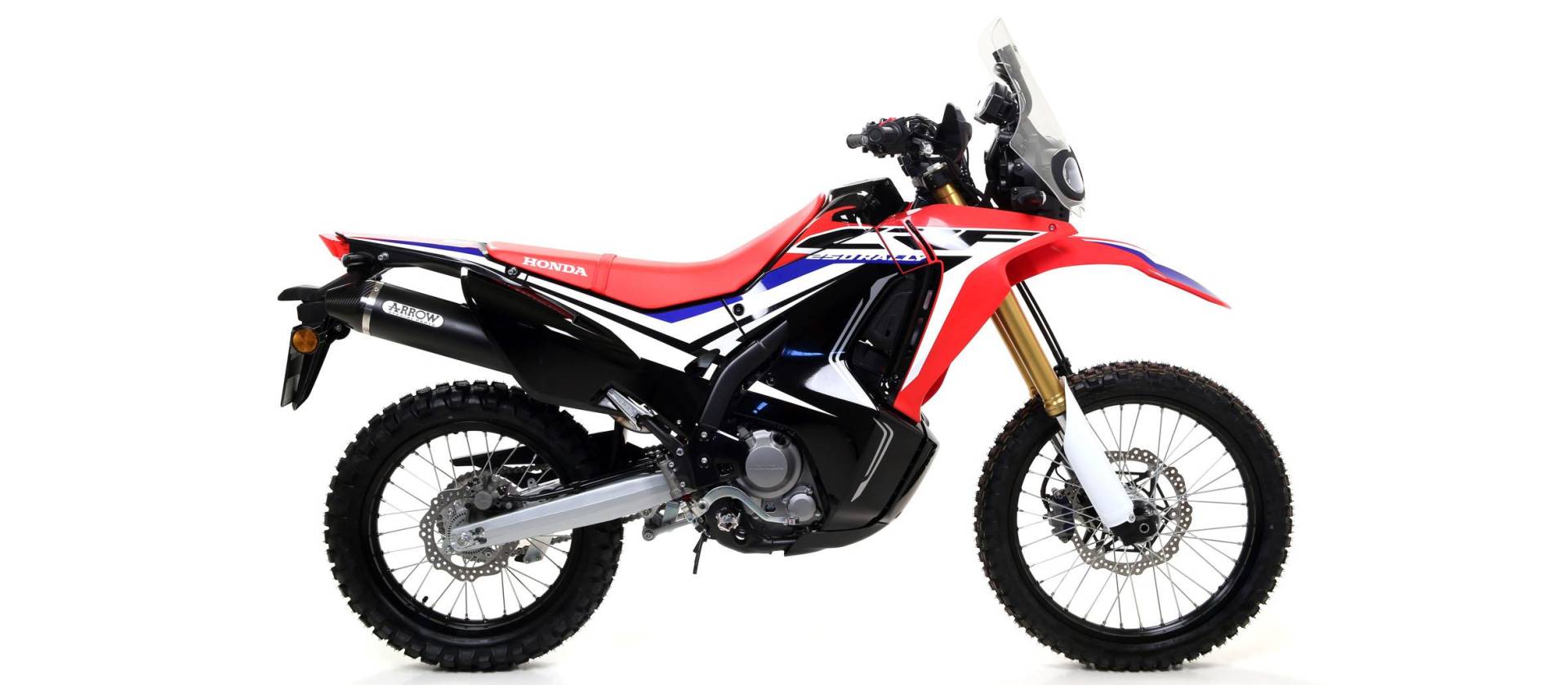 Sport Auspuff Arrow Thunder Dark Honda CRF 250 L//LA/Rally Bj. 2017-2020 Typ: MD44 EURO-4 +Kat +ABE von Arrow