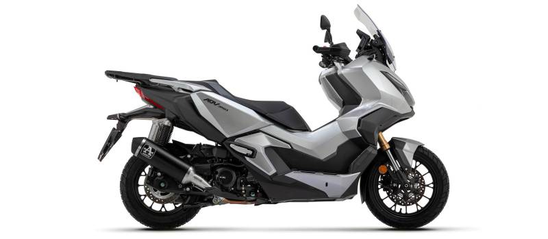 Sport Auspuff Arrow Urban BLACK Honda ADV 350 Bj.2022-2024 EURO-5 (Typ:NF13) eintragungsfrei / +ABE von Arrow