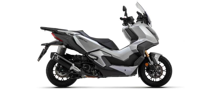 Sport Auspuff Arrow Urban BLACK für Honda ADV 350 Bj.2022-2024 EURO-5 eintragungsfrei / +ABE von Arrow