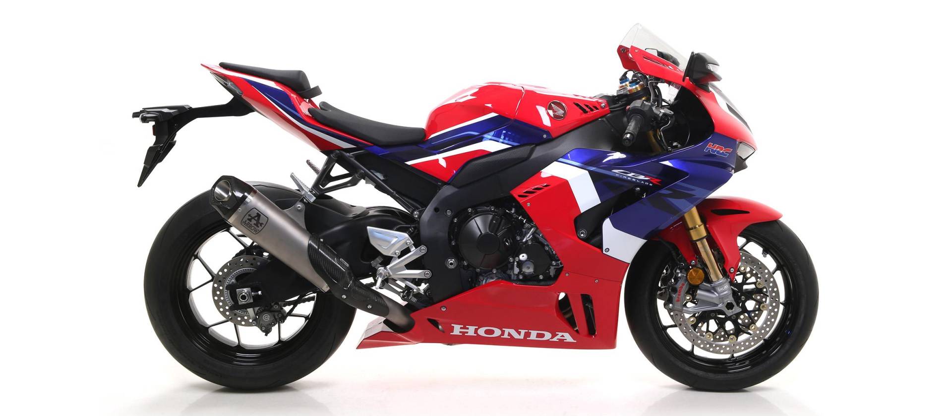 Sport Auspuff Arrow Works Titan mit Carbonendkappe Honda CBR 1000 RR-R Bj. 2020-2023 SC82 EURO-5 ABE von Arrow