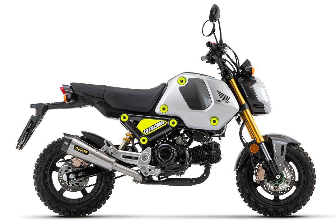 Sport Auspuff Arrow X-KONE Edelstahl Honda MSX 125 Grom Bj.2021-2022 JC92 EURO5 eintragungsfrei /ABE von Arrow