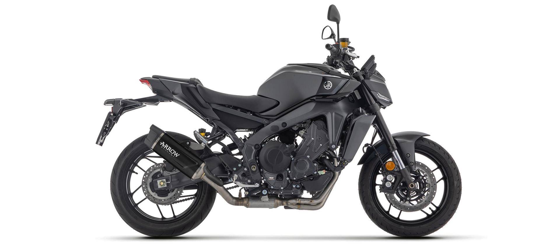 Sport Auspuff Komplettanlage Arrow Indy Race EVO BLACK Yamaha MT-09 /SP Bj.2024 EURO5+ eintragungsfrei von Arrow