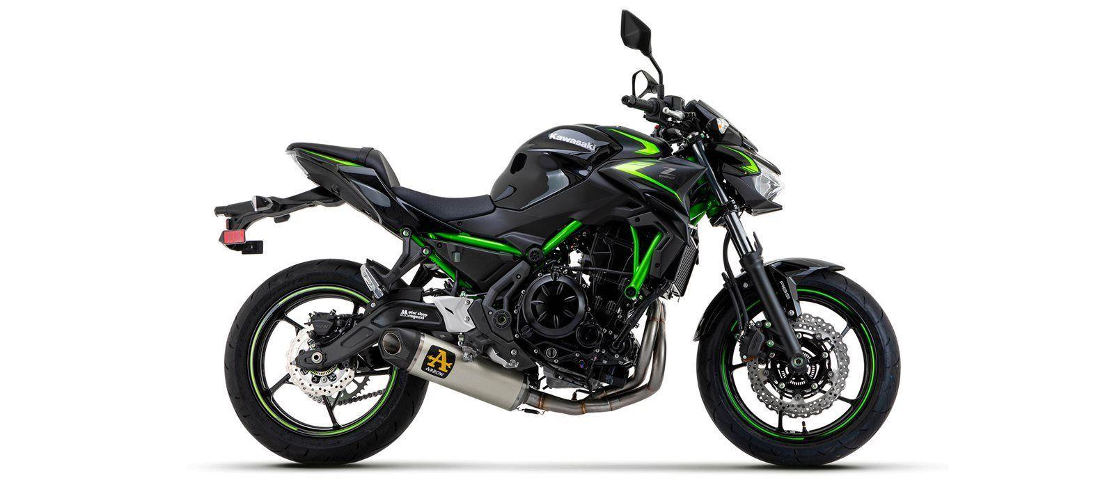 Sport Auspuff Komplettanlage Arrow Indy Race EVO TITAN Kawasaki Z 650 / Ninja 650 Bj.2024 ABE/EURO5+ von Arrow