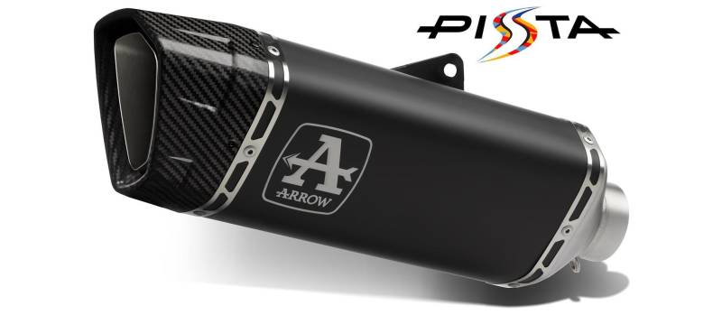 Sport Auspuff Komplettanlage Arrow Pista TITAN BLACK Aprilia RS 457 Bj.2024 EURO5+ /inkl. Kat /ABE von Arrow