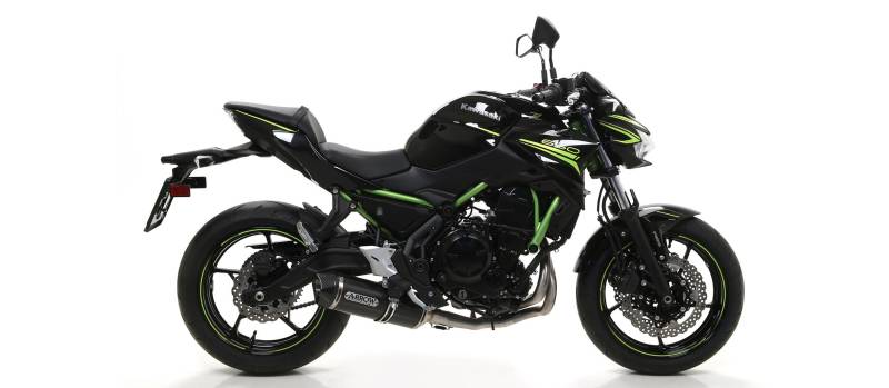 Sport Auspuff Komplettanlage Arrow Race-Tech CARBON Kawasaki Z 650 Bj.2017-2020 EURO4 +Kat+ABE von Arrow