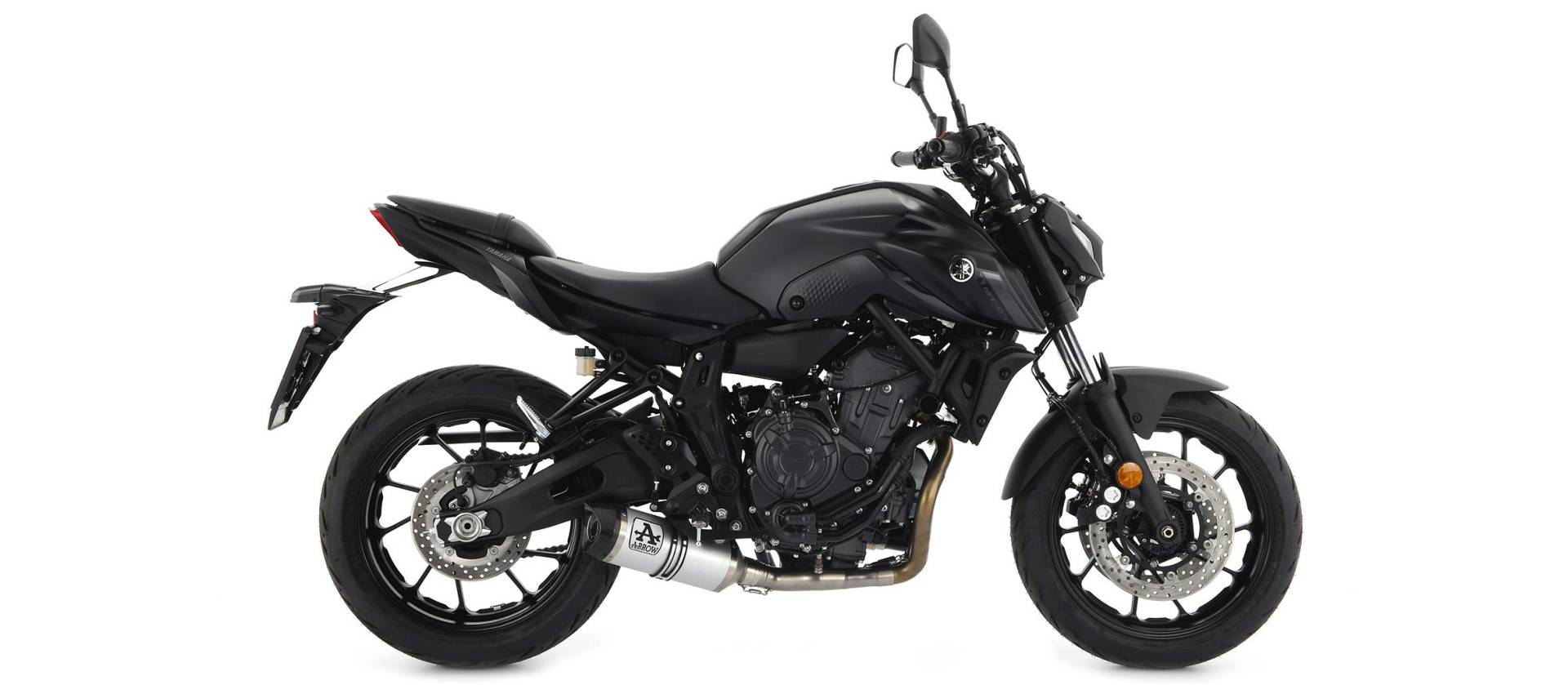 Sport Auspuff Komplettanlage Arrow Thunder Alu Yamaha MT-07 Bj.2021-2024 RM33 / RM46 EURO5 /Kat +ABE von Arrow