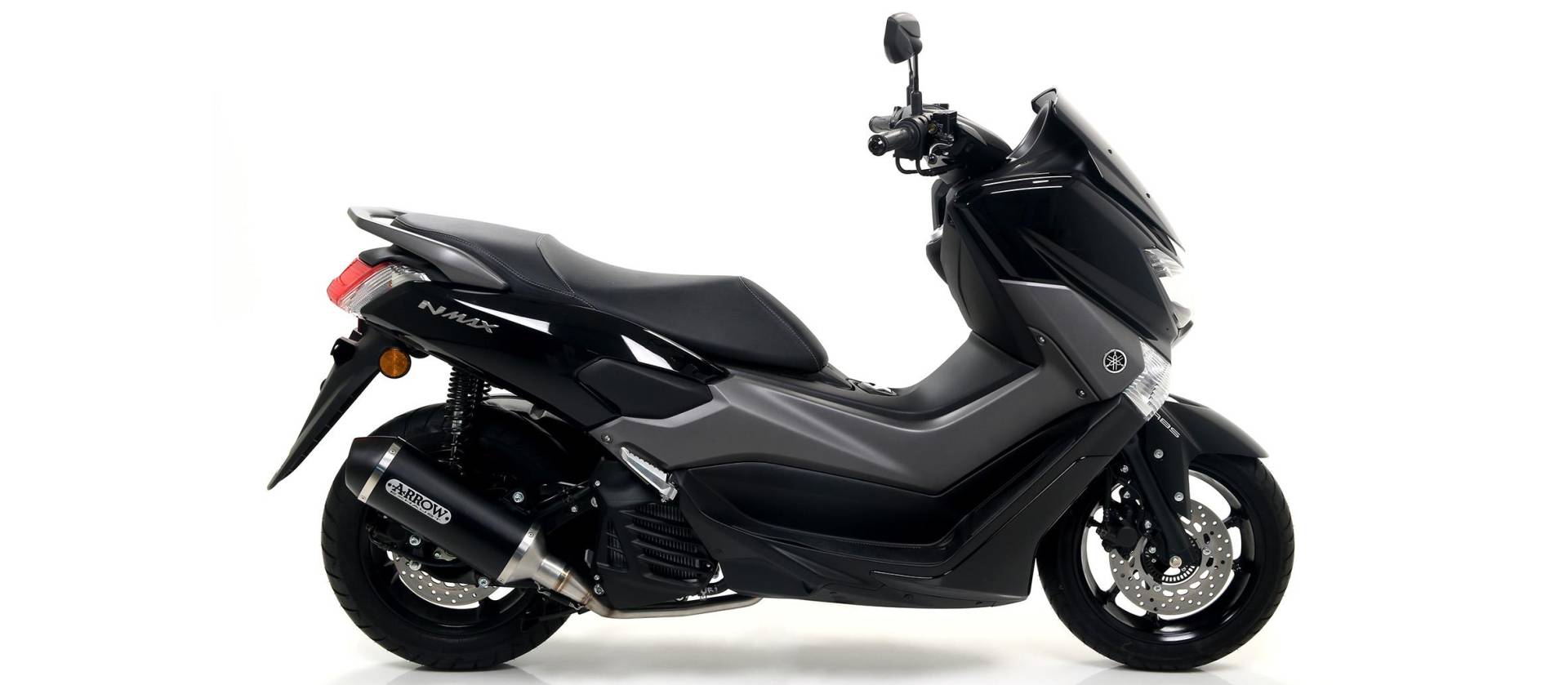 Sport Auspuff Komplettanlage Arrow URBAN Alu BLACK Yamaha GPD 125A NMAX Bj.2017-2020 EURO4/e-geprüft von Arrow