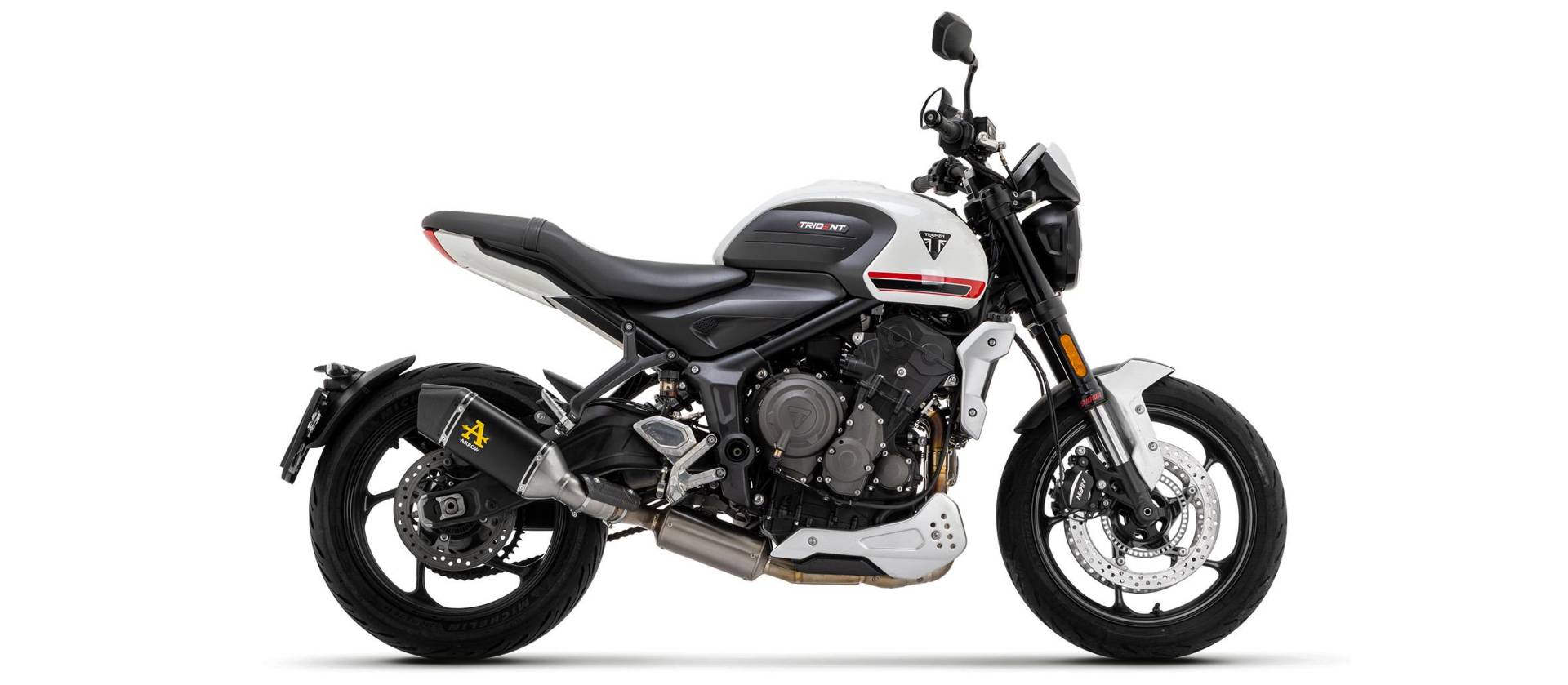 Sport Auspuff Komplettanlage Arrow Veloce BLACK Triumph Trident 660 Bj.2021-2024 EURO5 / +Kat +ABE von Arrow