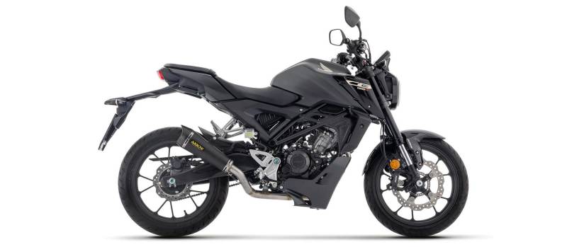 Sport Auspuff Komplettanlage Arrow X-Kone BLACK Honda CB 125 R Bj.2024-2025 JC95 EURO5+ /KAT + ABE von Arrow