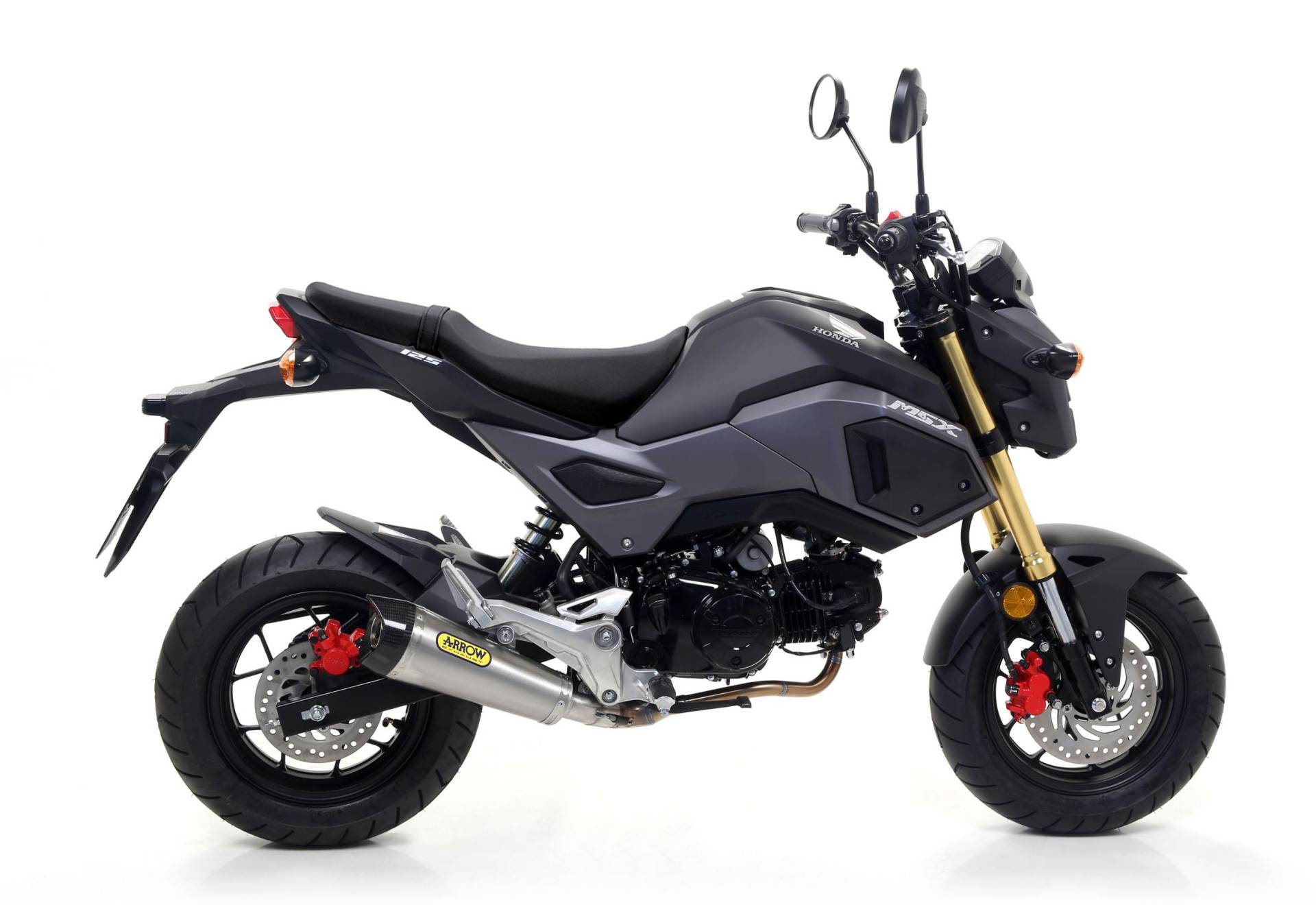 Sport Auspuff Komplettanlage Arrow X-Kone Honda MSX 125 Grom Bj.2016-2020 JC61/JC75 EURO3/EURO4 +Kat von Arrow