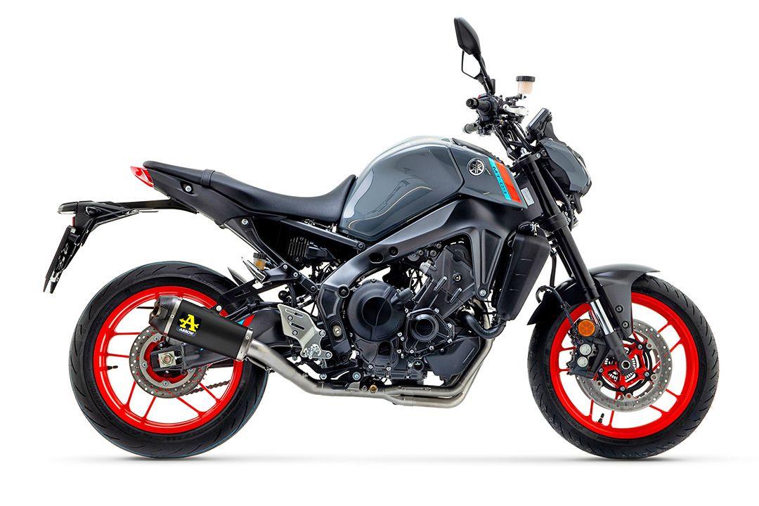 Sport Auspuff Komplettanlage WORKS BLACK Yamaha MT-09 Bj.2021-2022 RN69 EURO5 +Kat eintragungsfrei von Arrow