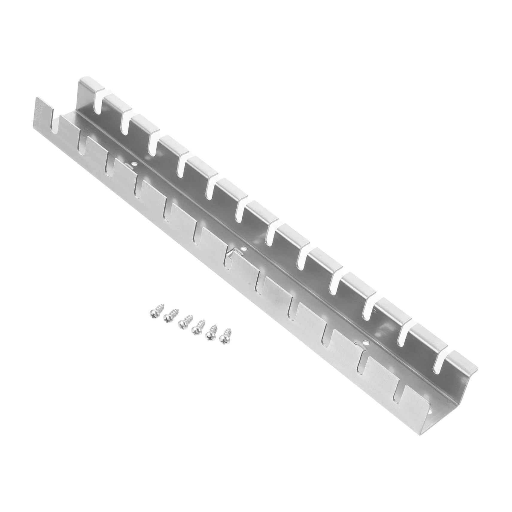 ARTIBETTER Kabelorganisator Nagelbrett mit Steckdosenleiste Exquisite Knöpfe Werkzeuge Schraubendreher Halter Werkzeugorganisation perforierter Wandhaken pegboard wandorganisator Stahl Silver von Artibetter