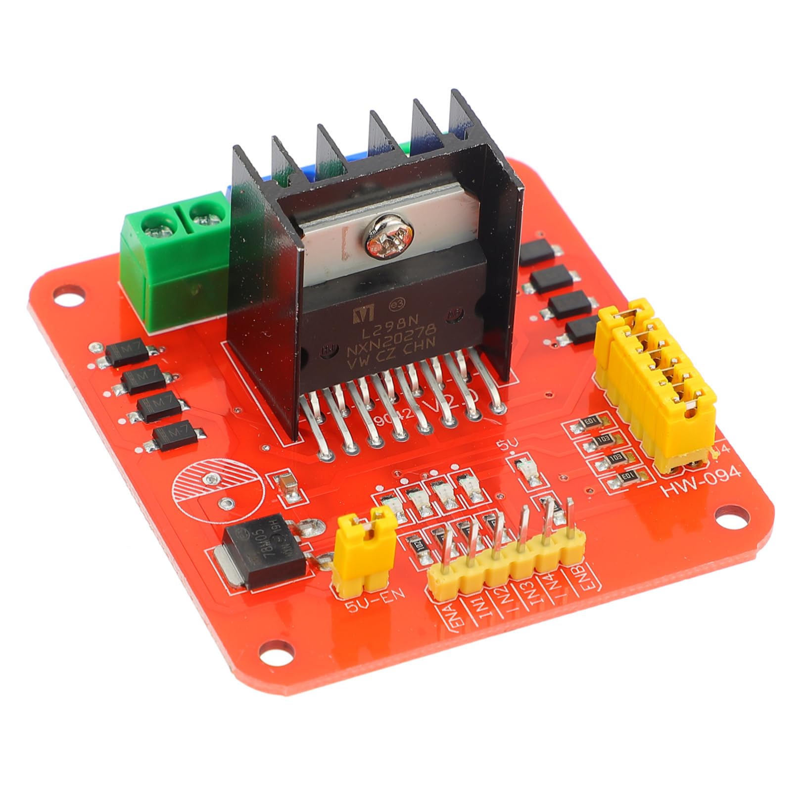 ARTIBETTER L298N Dual H Bridge Schrittmotor Treiber Modul Controller Board Für Gleichstrommotoren PWM Steuerung Ideal Für Motoranwendungen Und Bausätze von Artibetter