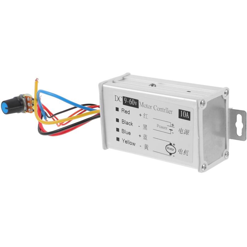 ARTIBETTER PWM Controller Für DC Motoren 9 60V 10A 1200W Einstellbarer Motorsteuerungsschalter Reversibler Drehzahlregler Geeignet Für Elektromotoren Und Getriebemotoren von Artibetter