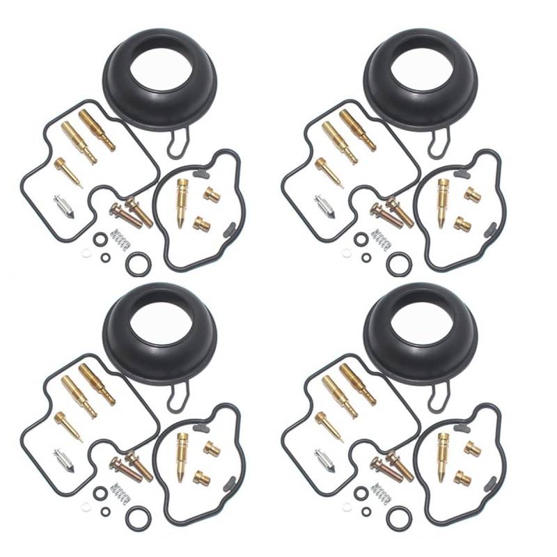 Artsim Vergaser-Kit Motorradvergaserreparatur for CBR 600 CBR600 F4 CBR600F4 Dichtungsdichtungskomponentenkomponenten-Membran Vergaser (Color : 4 Repair Diaphragm) von Artsim