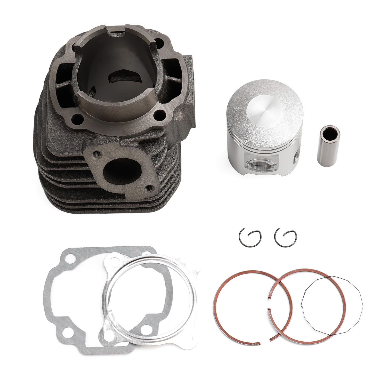 Artudatech 52mm Zylinder Kolben Dichtung Kit Fit für Yamaha Aerox 100 / Bws 100 / MBK Nitro Minarelli 100 2T von Artudatech