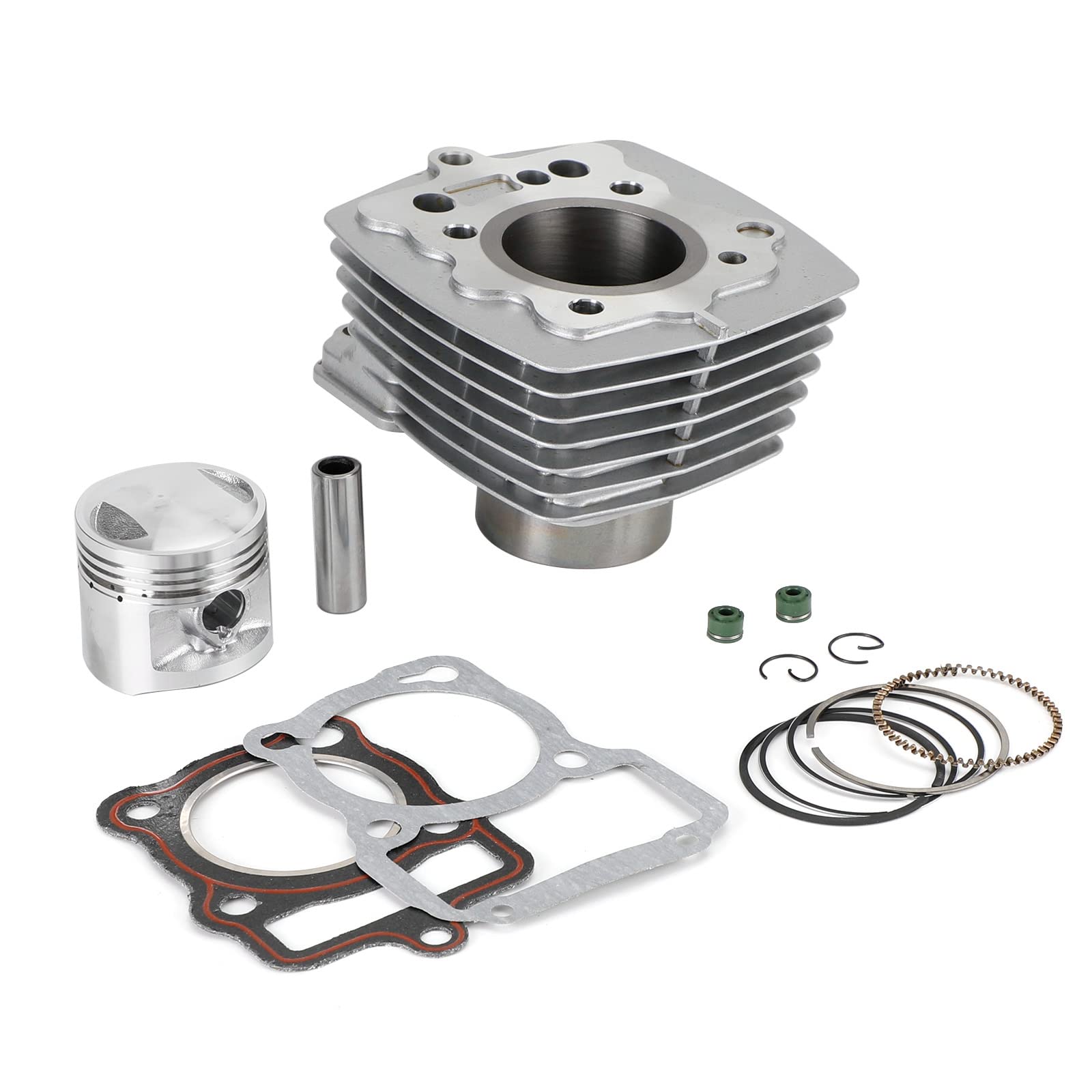 Artudatech 56.5mm Engine Cylinder Barrel Piston Gasket Kit 125cc Fit for Honda CG125 Motorcycle ATV von Artudatech