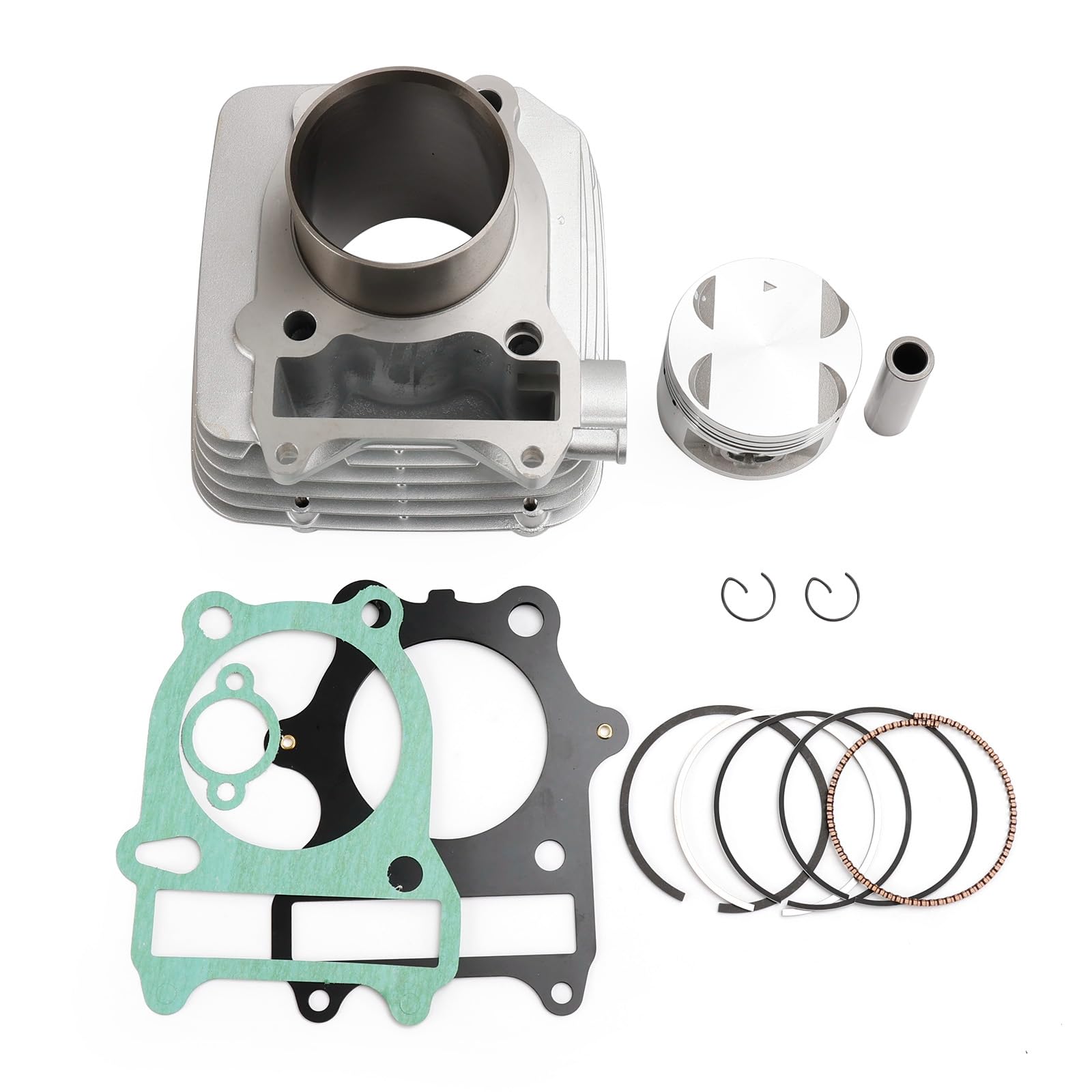 Artudatech 72mm Zylinder Kolben Dichtung Top End Rebuild Kit Passend für Suzuki GN250 DR250 S Marauder 250 TU 250 X von Artudatech