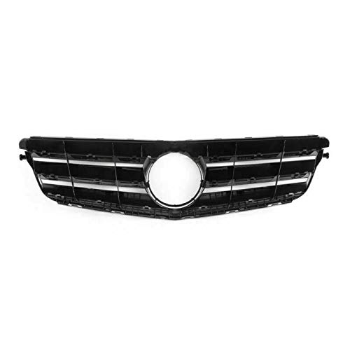 Artudatech Auto Frontgrill Stoßstangengrill, Frontstoßstange Kühlergrill Passend für Benz C Klasse W204 C300/C350 2008-2014 Schwarz Car Front Bumper Grille von Artudatech