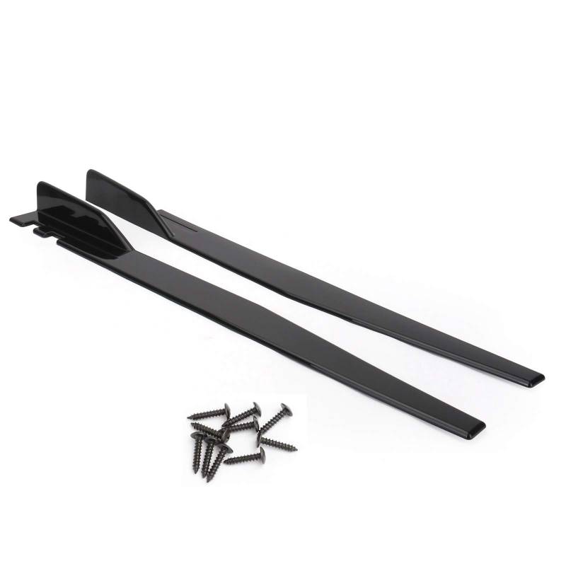 Artudatech Auto Seitenschweller Rocker Splitters Diffusor Winglet Wings 120cm Gloss Black von Artudatech