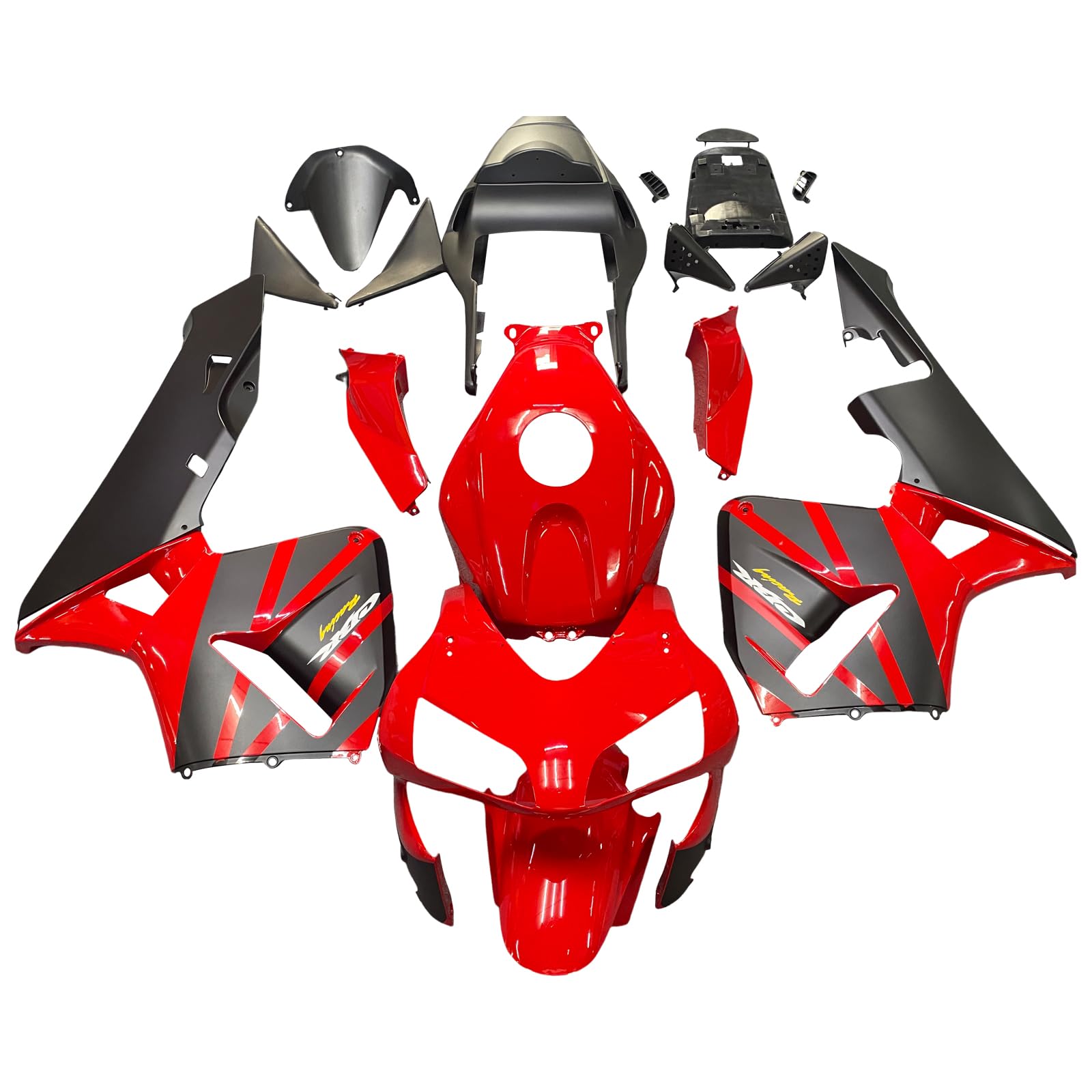 Artudatech Fairing Kit Bodywork ABS Fit for Honda CBR600RR 2003 2004 Red von Artudatech