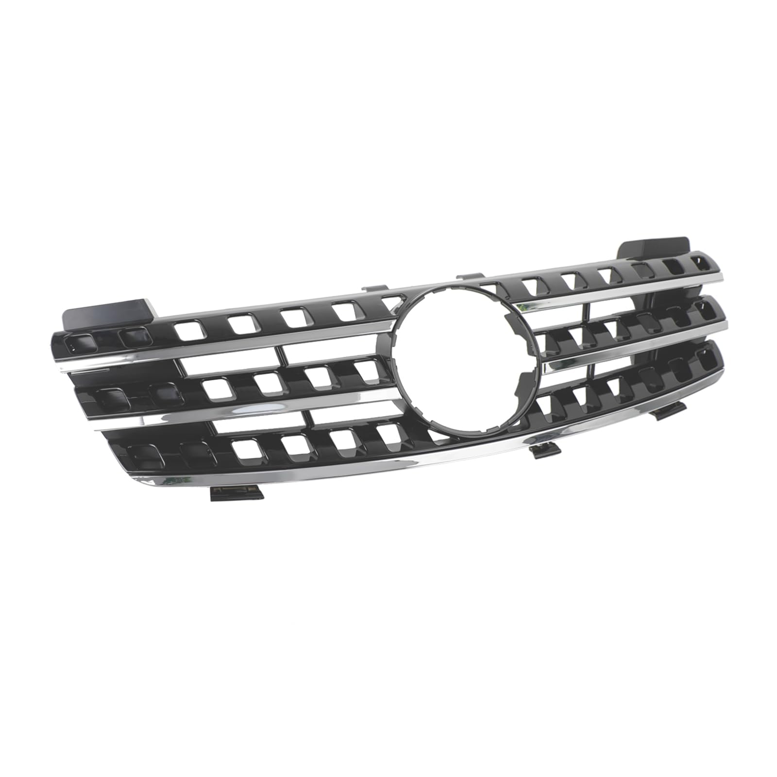 Artudatech Front Stoßstangengitter Front Bumper Grille Fit for Mercedes ML-Class W164 2005-2008 Chrome/Black von Artudatech