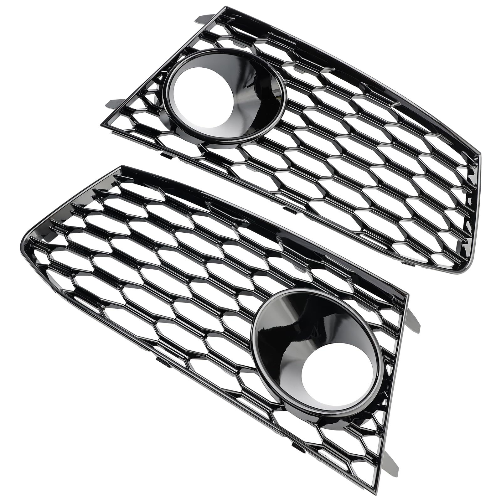 Artudatech Frontstoßstange Kühlergrill Front Bumper Fog Light Lamp Frame Grille Covers Fit for RS7 2014-2018 von Artudatech