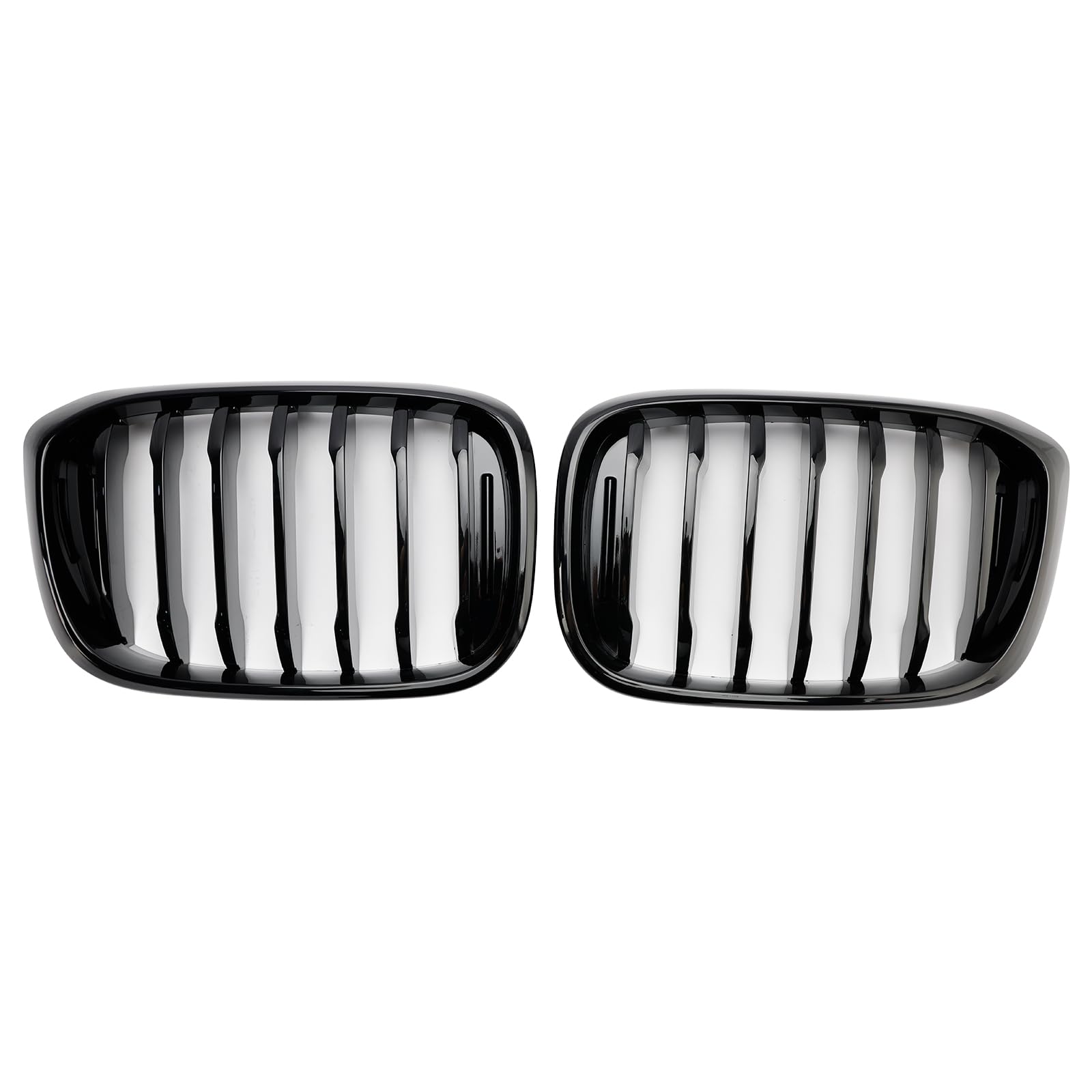 Artudatech Frontstoßstange Kühlergrill Front Kidney Grille Mesh Grill Fit for BMW X4 G02 X3 G01 G08 2018-2021 Gloss Black von Artudatech