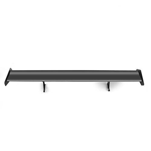 Artudatech GT Heckspoiler Auto-Flügelspoiler Universal, Aluminium Schrägheck Spoiler Flügel Heckflügel Verstellbar GT Spoilerflügel Rennspoiler Rear Spoiler, Schwarz von Artudatech