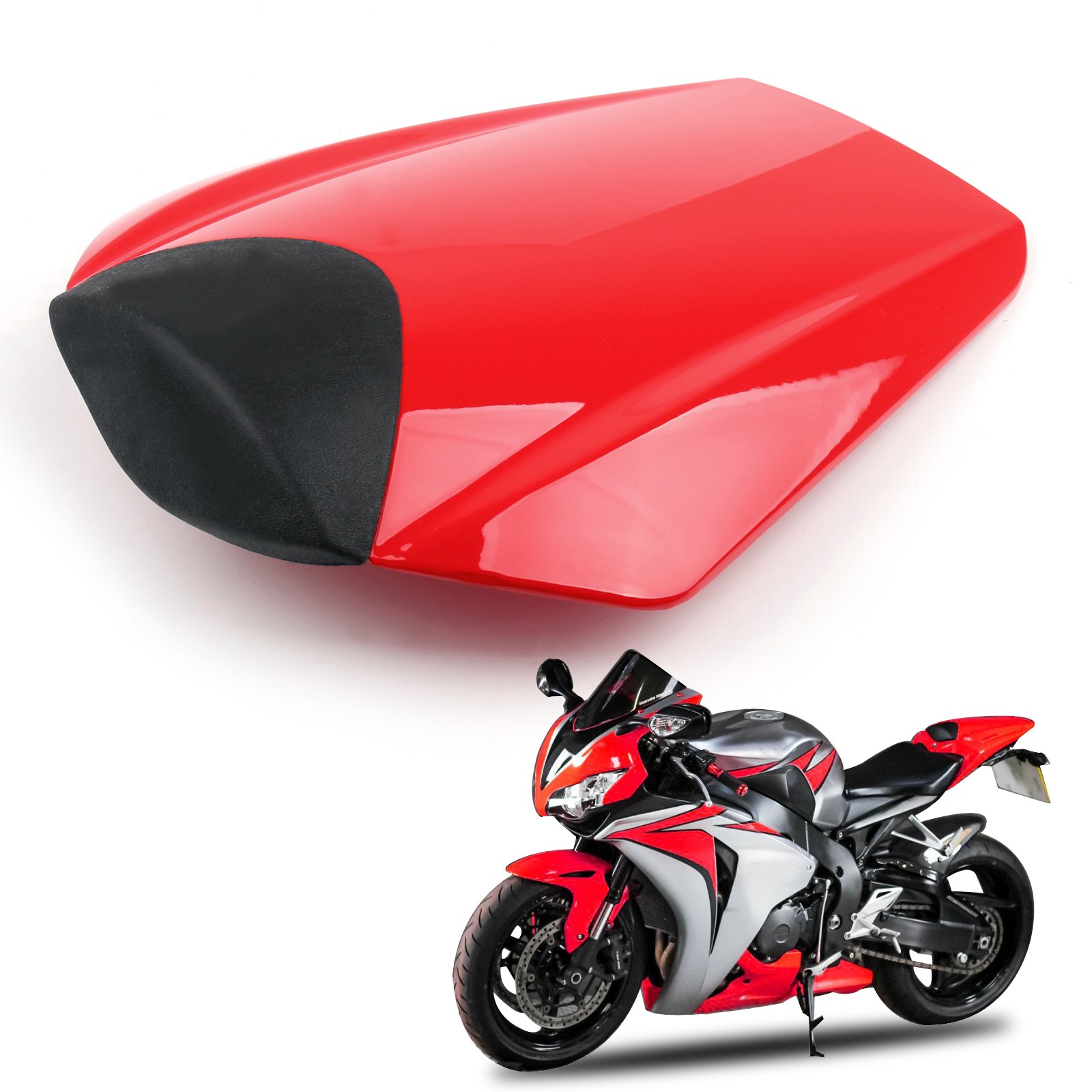 Artudatech Heckverkleidung Sitzabdeckung Fit für Honda CBR 1000 RR 2008-2016 Rot von Artudatech