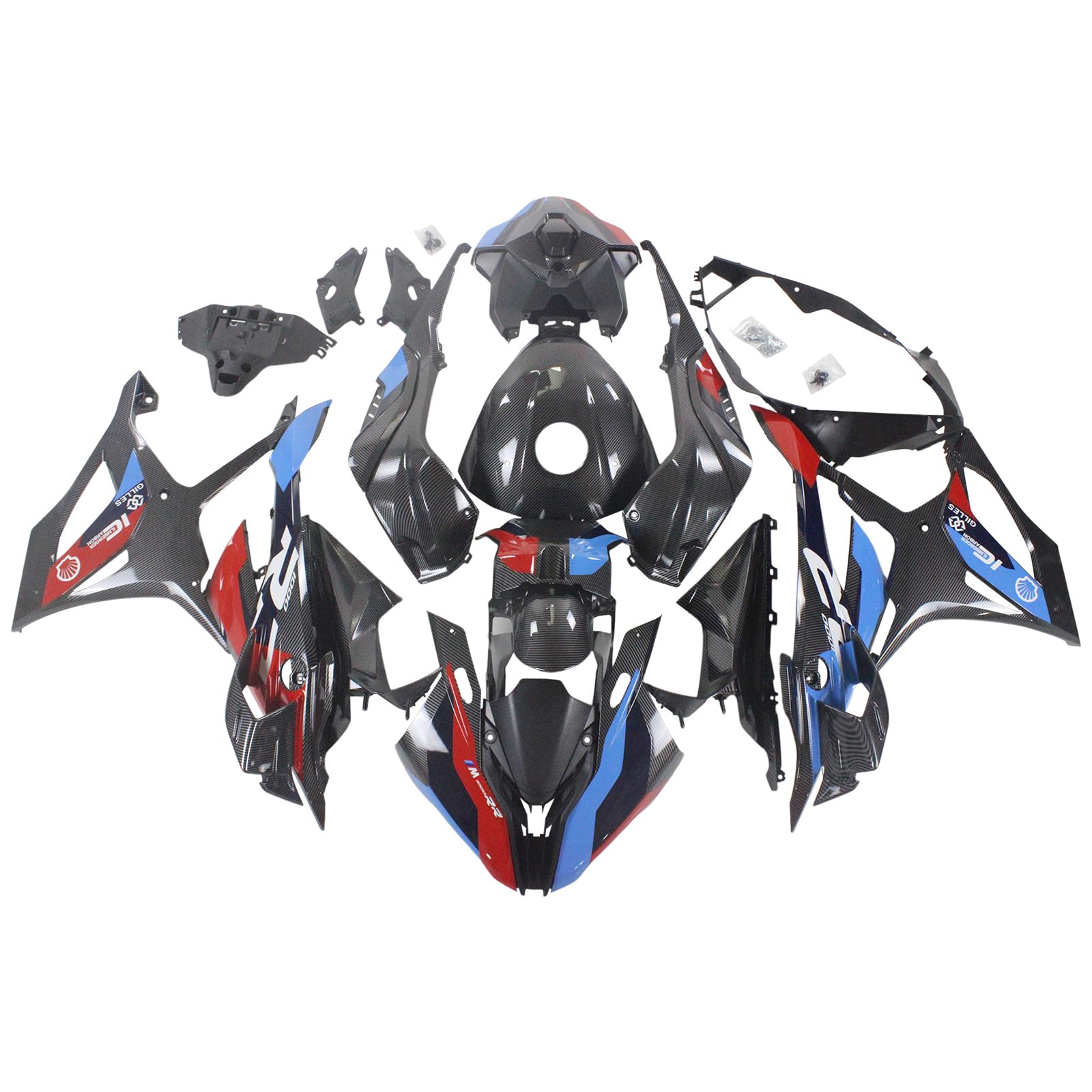 Artudatech Injection Fairing Kit Bodywork Plastic ABS Fit for BMW S1000RR 2023-2024 von Artudatech