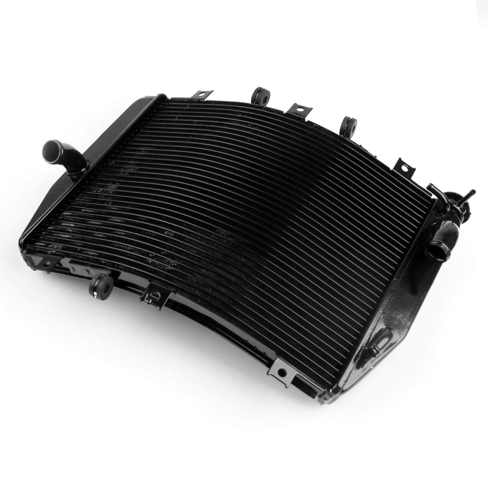 Artudatech Kühler Radiator passend für Kawasaki Ninja ZX10R ZX-10R ZX 10R 2004-2005 Aluminium Schwarz von Artudatech