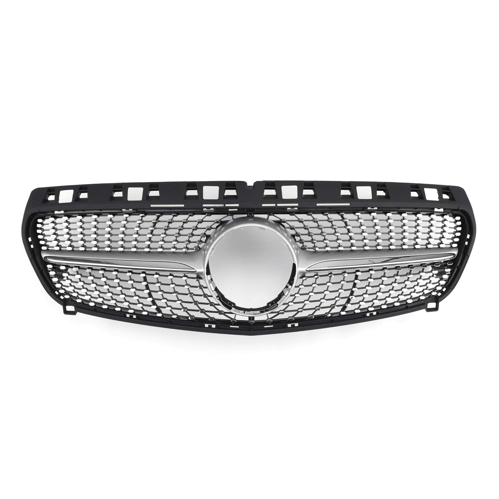 Artudatech Kühlergrill, Front-Stoßstangengitter, Ersatzteil, Diamant-Stil, passend für Benz W117 CLA Klasse 2013 2014 2015 von Artudatech