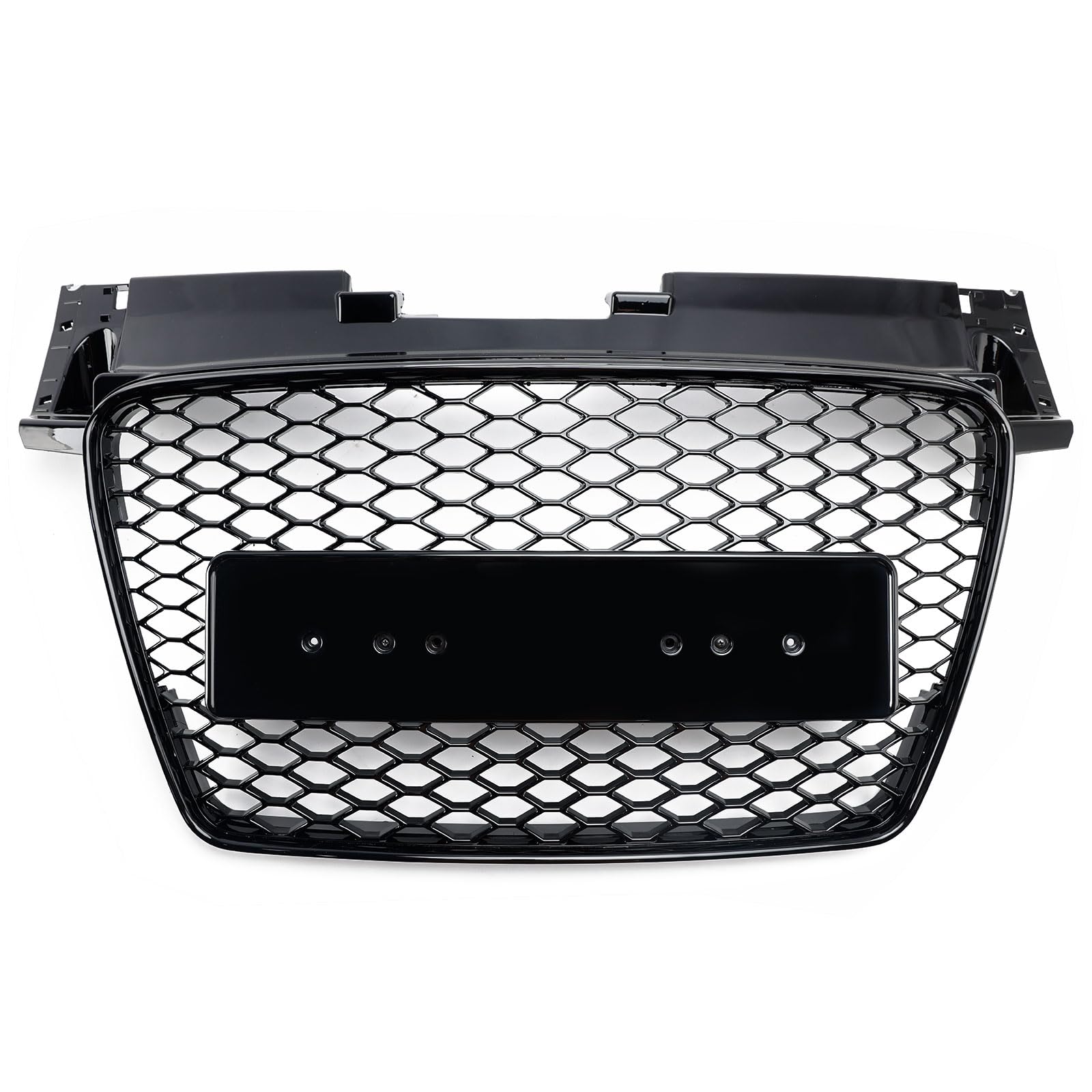 Artudatech Kühlergrill Frontstoßstange RS Style Front Honeycomb Grille Fit for Audi TT TTS 2006-2014 Gloss Black von Artudatech