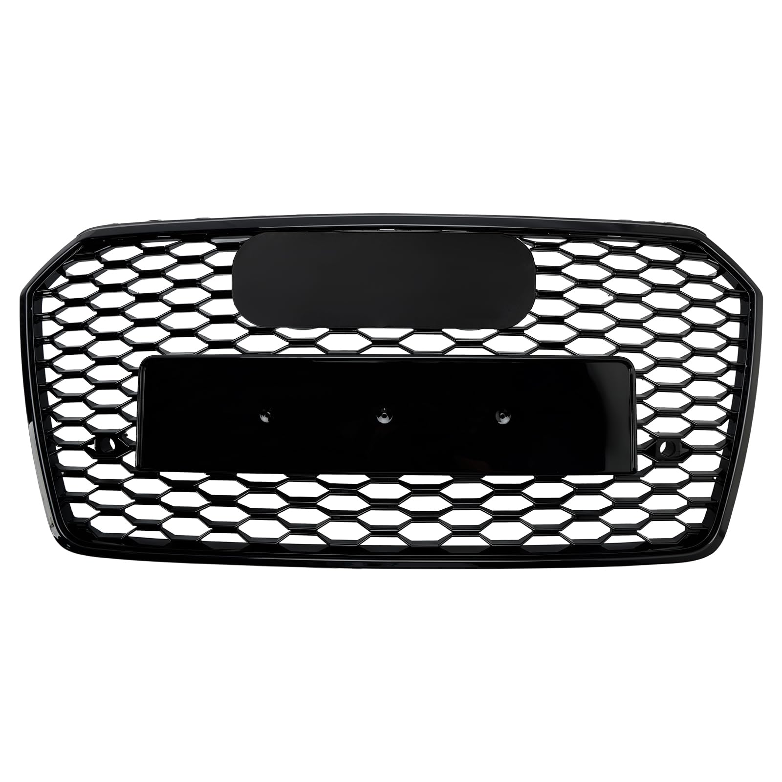 Artudatech Kühlergrill Frontstoßstange RS7 Style Honeycomb Front Bumper Grille Grill Fit for Audi A7 C7 S7 2016-2018 Black von Artudatech