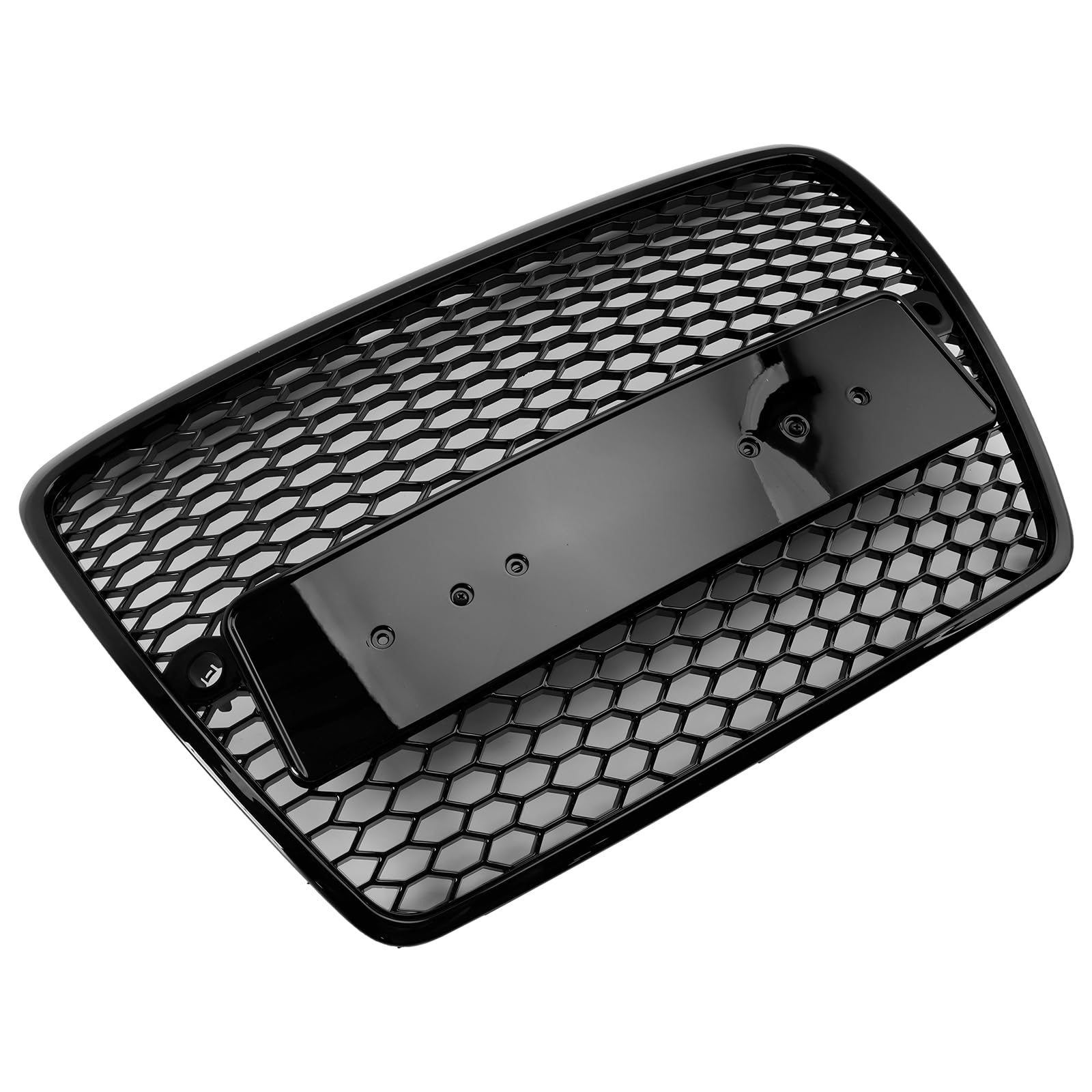 Artudatech Kühlergrill Frontstoßstangengrill Frontgrill ABS Black Front Honeycomb Bumper Grill Grille Fit for A6 C6 2004-2008 Pre-Facelift von Artudatech