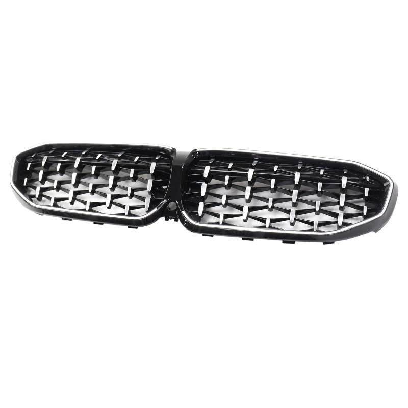 Artudatech Kühlergrill Frontstoßstangengrill Frontgrill ABS Chorme Diamond Kidney Grille Grill 51138072085 Fit for BMW 3 Series G20 2019-2022 von Artudatech