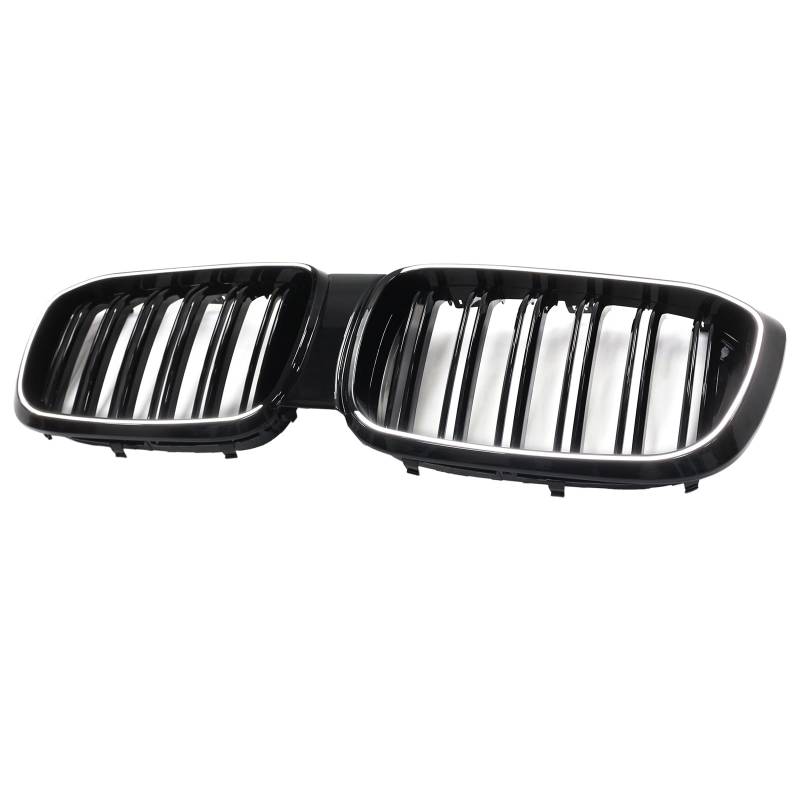 Artudatech Kühlergrill Frontstoßstangengrill Frontgrill ABS Front Kidney Mesh Grille Grill Fit for BMW X4 G02 X3 G01 G08 2018-2021 Pre LCI von Artudatech