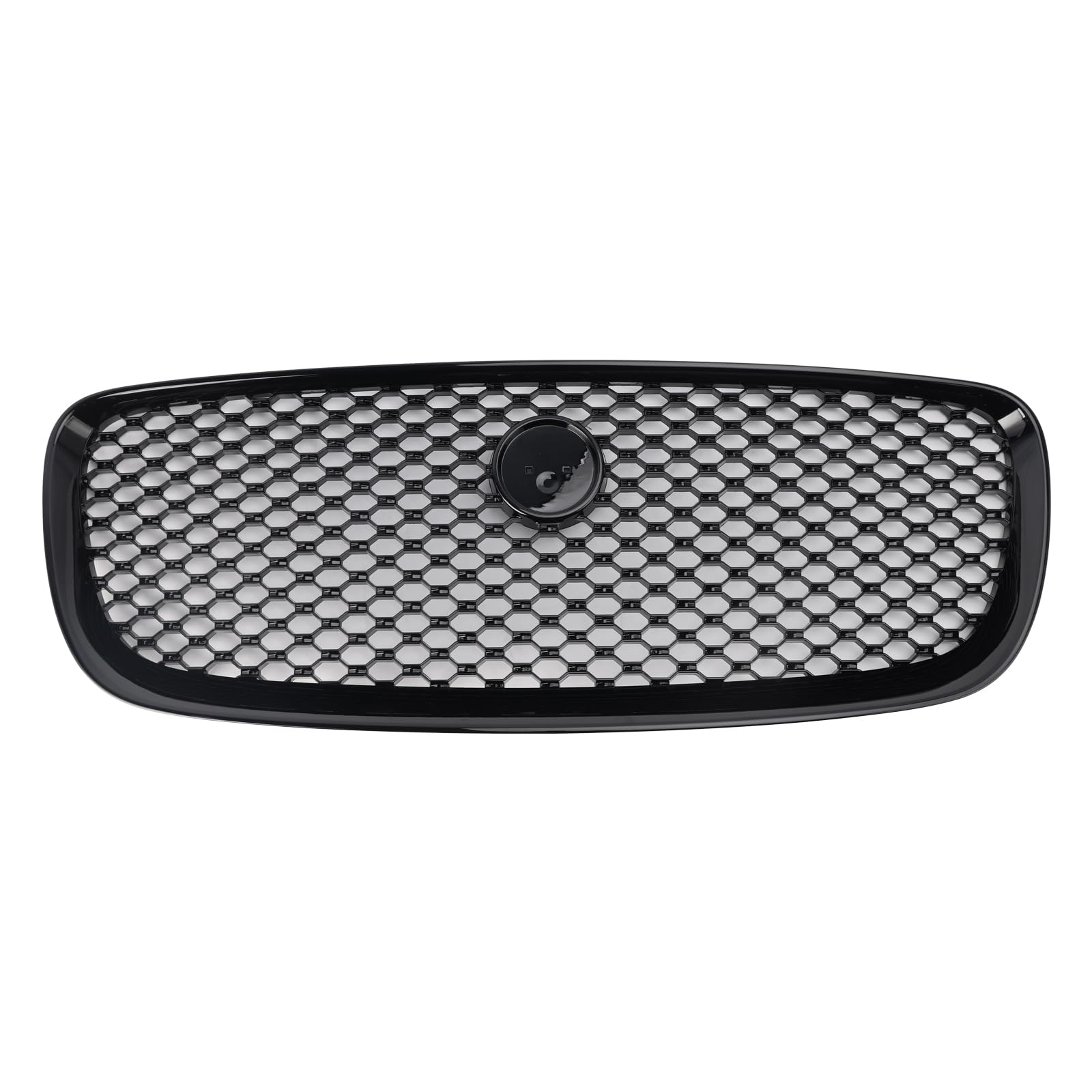 Artudatech Kühlergrill Frontstoßstangengrill Frontgrill ABS Gloss Black Front Bumper Grill Grille Fit for Jaguar F-PACE X761 2016-2020 von Artudatech