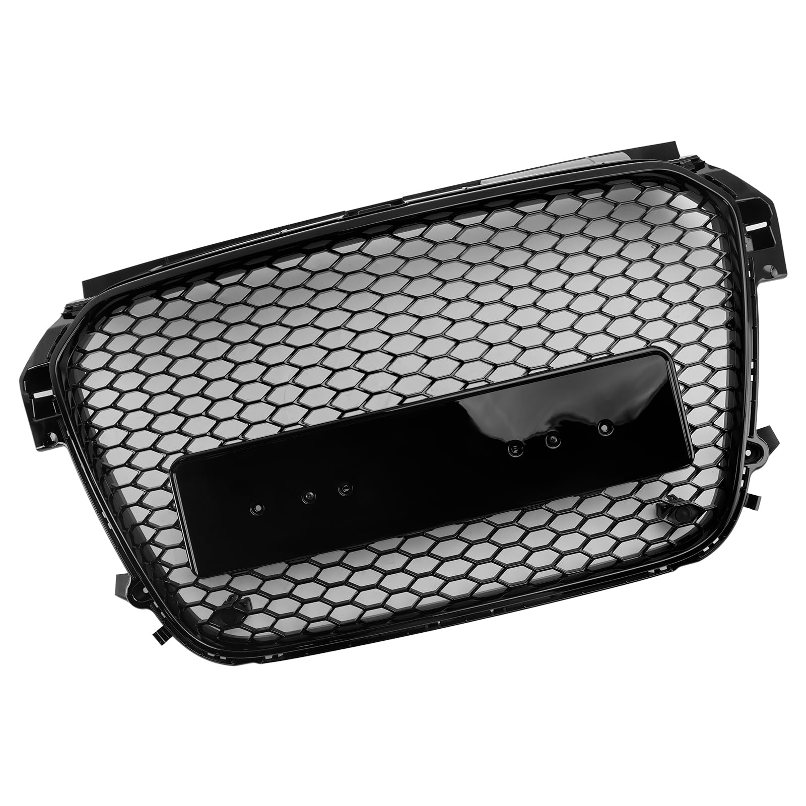 Artudatech Kühlergrill Frontstoßstangengrill Frontgrill ABS Gloss Black Front Honeycomb Bumper Grill Grille Fit for A1 S1 2010-2014 von Artudatech