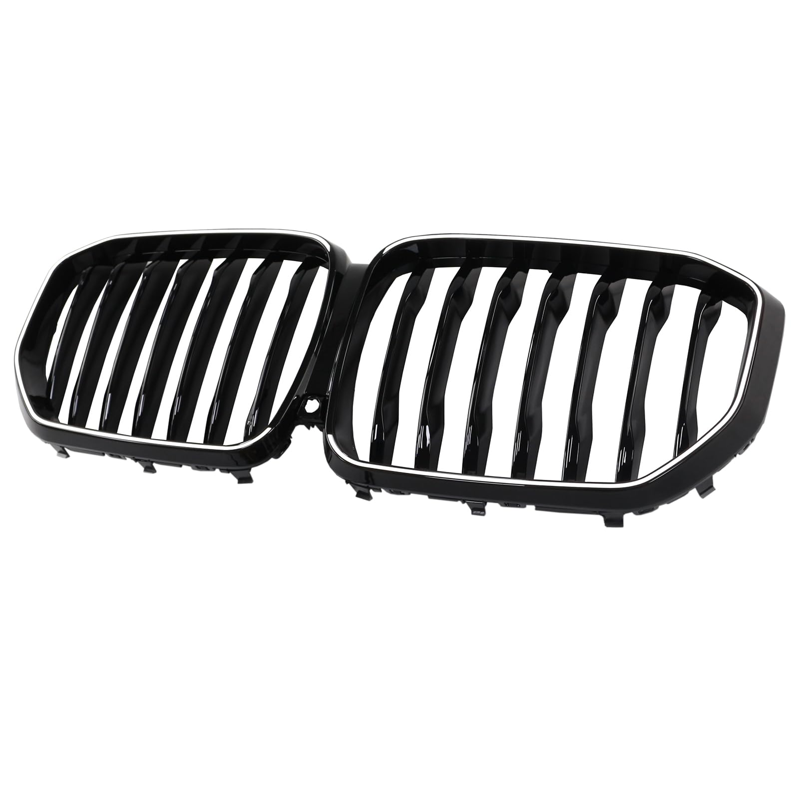 Artudatech Kühlergrill Frontstoßstangengrill Frontgrill ABS Gloss Black Front Kidney Grille Fit for BMW X5 G05 2019-2022 M-Performance von Artudatech