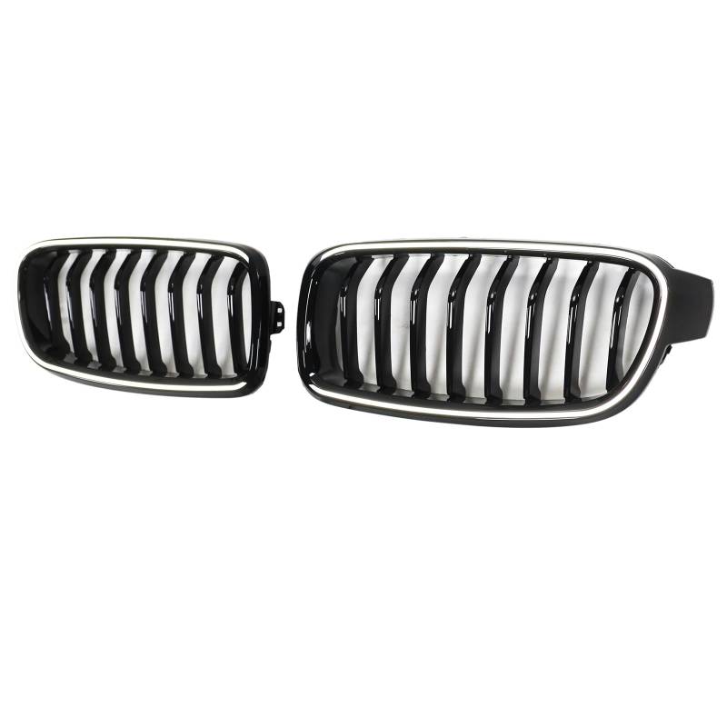 Artudatech Kühlergrill Frontstoßstangengrill Frontgrill ABS Gloss Black Front Kidney Grille Grill Fit for BMW 3 Series F30 F31 F35 2012-2019 von Artudatech