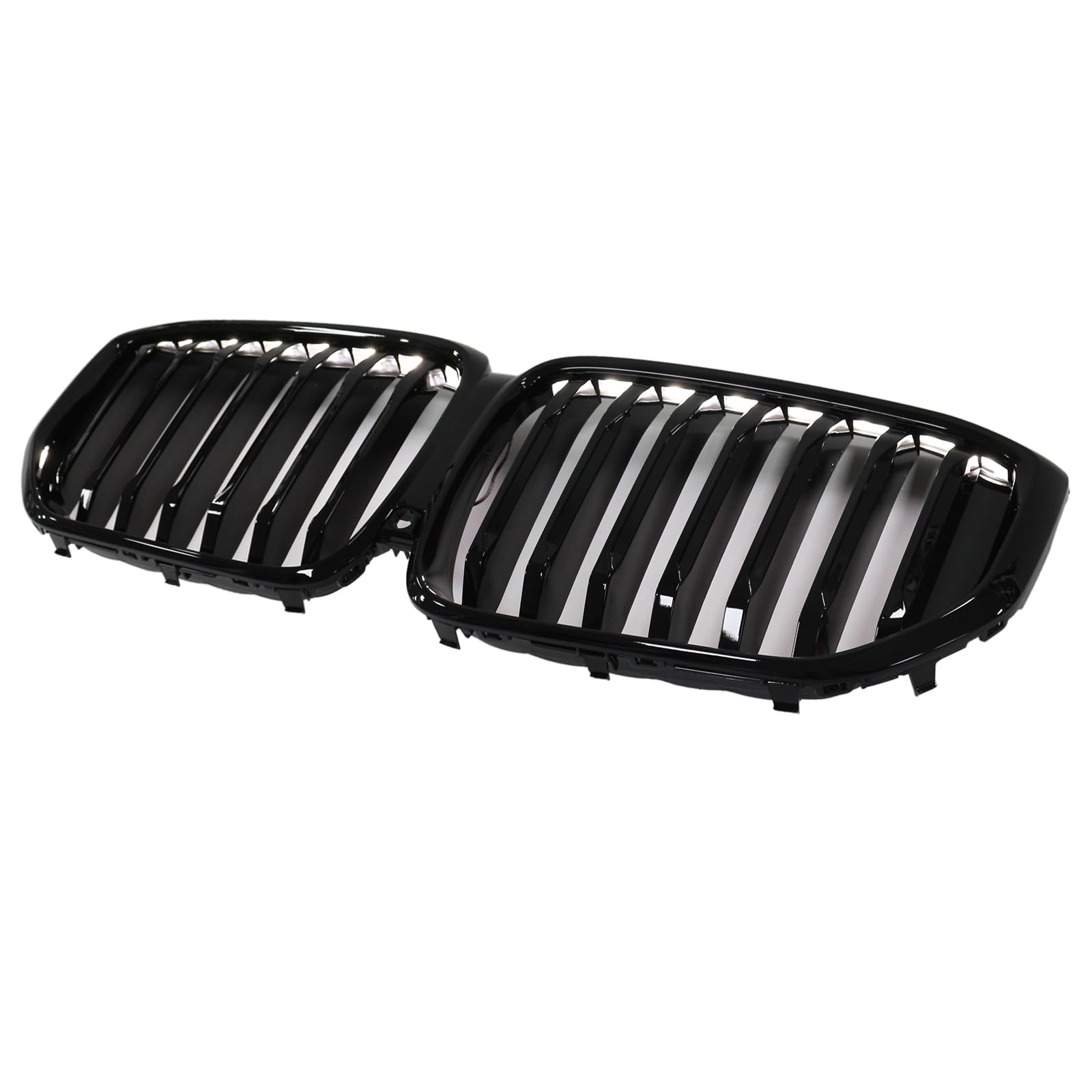 Artudatech Kühlergrill Frontstoßstangengrill Frontgrill ABS Gloss Black Front Kidney Grille Grill Fit for BMW X5 G05 2019-2022 M-Performance von Artudatech