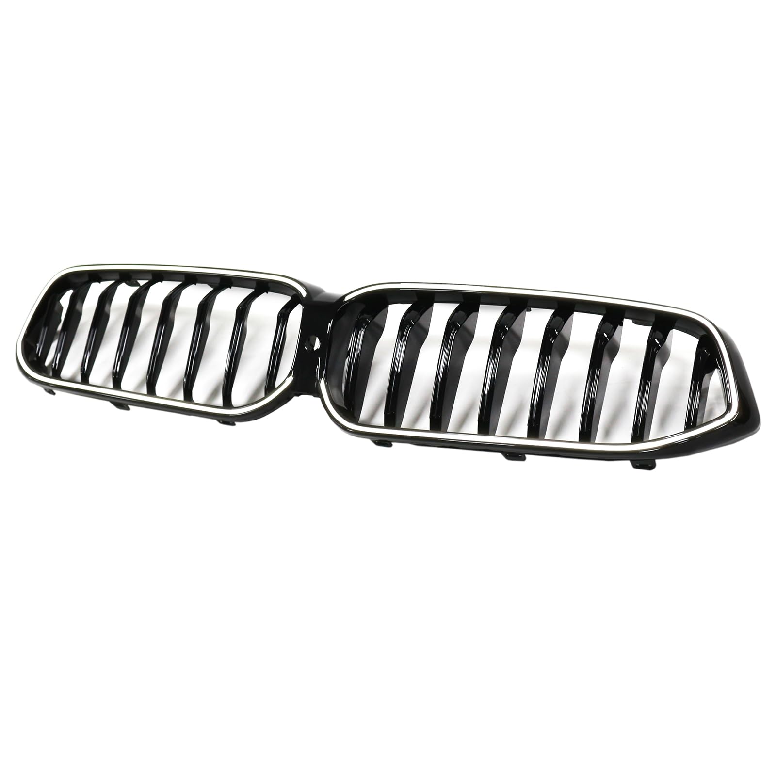 Artudatech Kühlergrill Frontstoßstangengrill Frontgrill ABS Glossy Black Front Kidney Grill Grille Fit for BMW 6 Series G32 2020-2025 von Artudatech