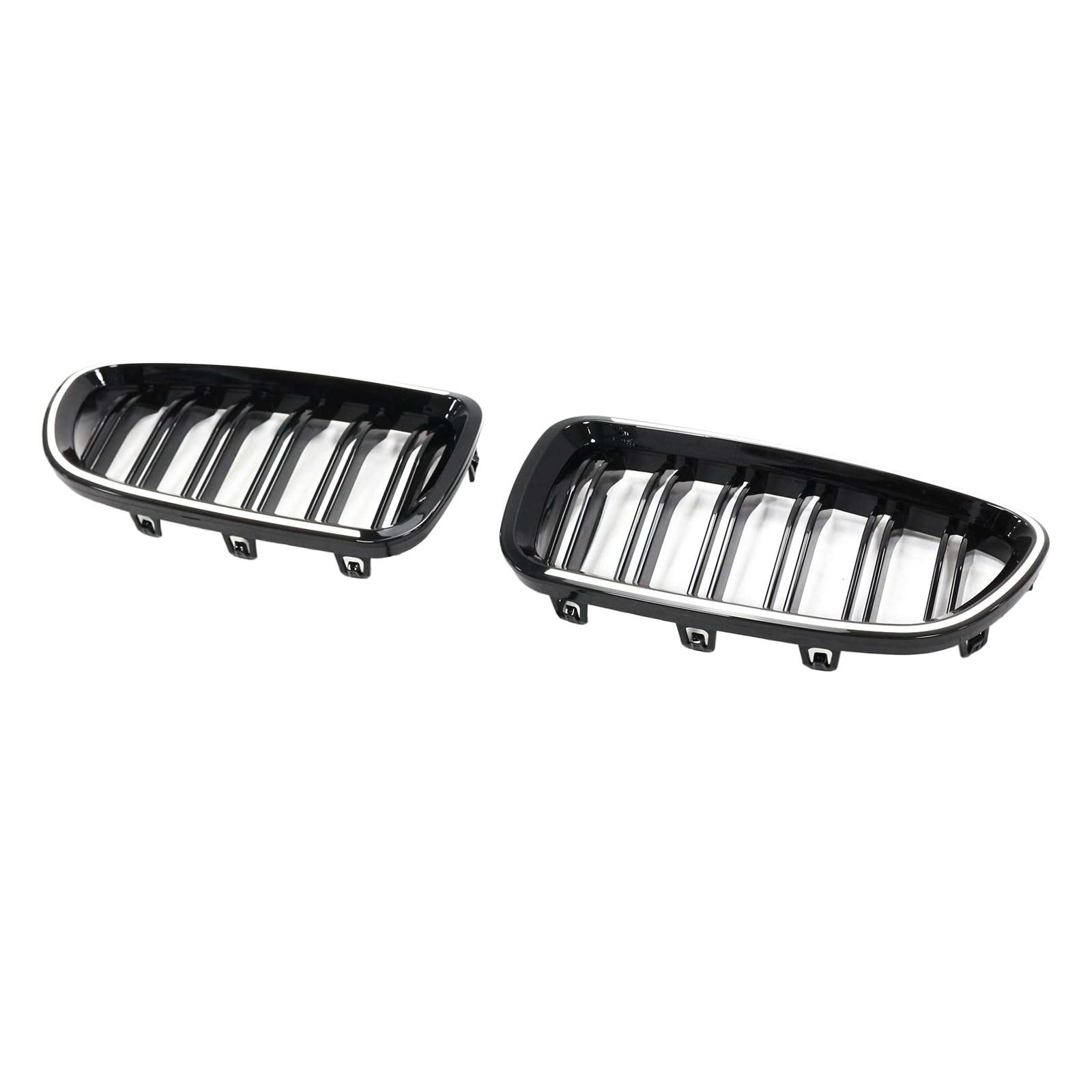 Artudatech Kühlergrill Frontstoßstangengrill Frontgrill ABS Kidney Bumper Grille Grill Fit for BMW 5 Series F10 F11 2010-2016 Gloss Black von Artudatech